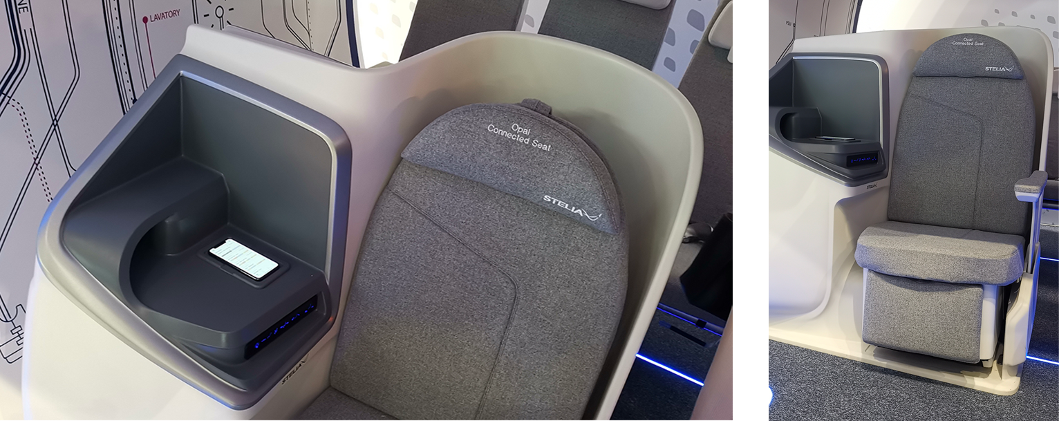 Fauteuil Classe Affaires connecté
