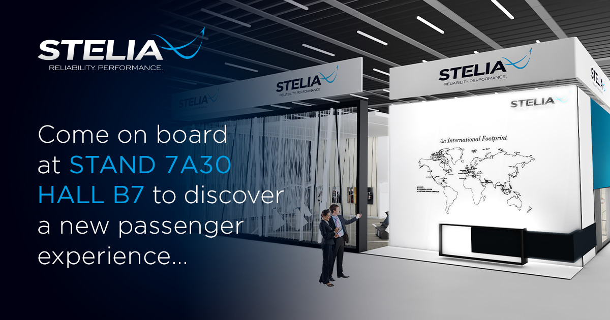 Visitez le stand STELIA Aerospace, 7A30, Hall B7 !